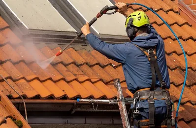 Démoussage et hydrofuge de toiture à Argelos